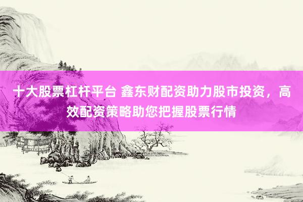 十大股票杠杆平台 鑫东财配资助力股市投资，高效配资策略助您把握股票行情