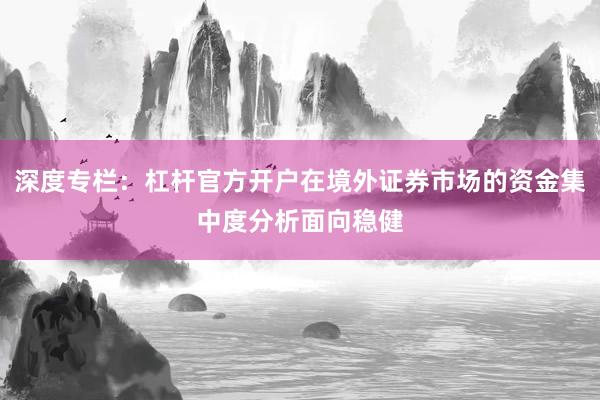 深度专栏：杠杆官方开户在境外证券市场的资金集中度分析面向稳健