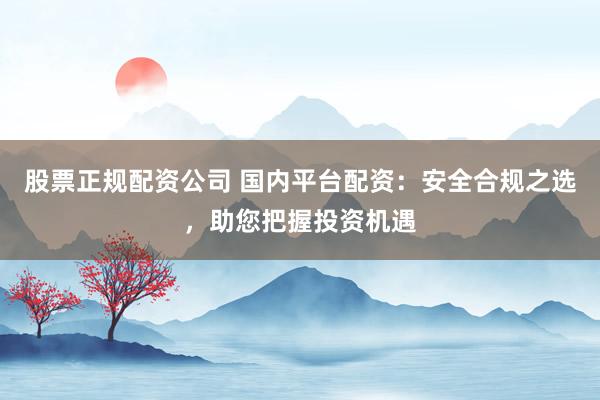 股票正规配资公司 国内平台配资：安全合规之选，助您把握投资机遇